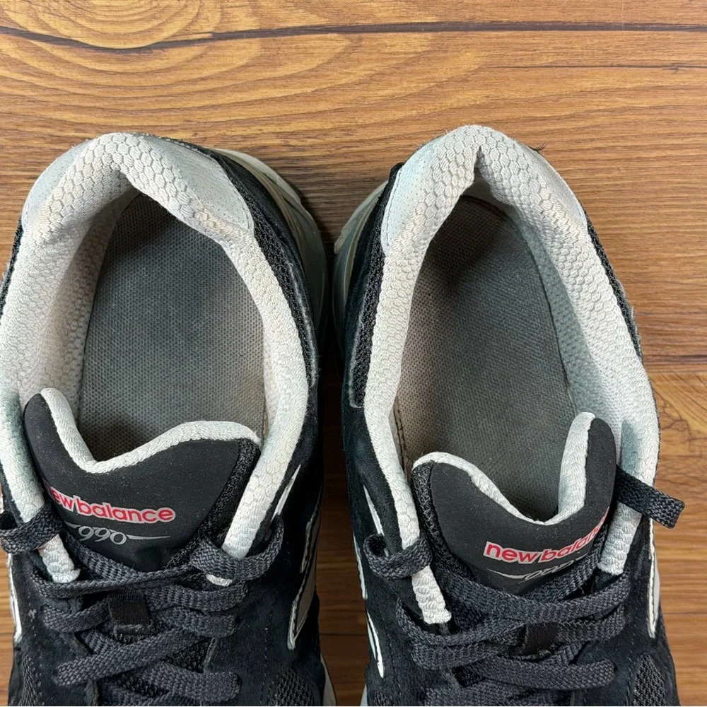 NEW BALANCE 990v3 Black Suede‎ Sneakers Men’s Size 7 Shoes